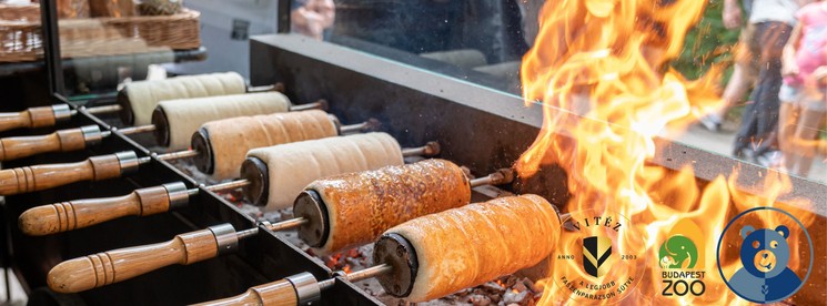 Kürtőskalács Fesztivál Budapest 2025. Kóstolja meg a Vitéz Kürtős kürtőskalácsait az állatkertben