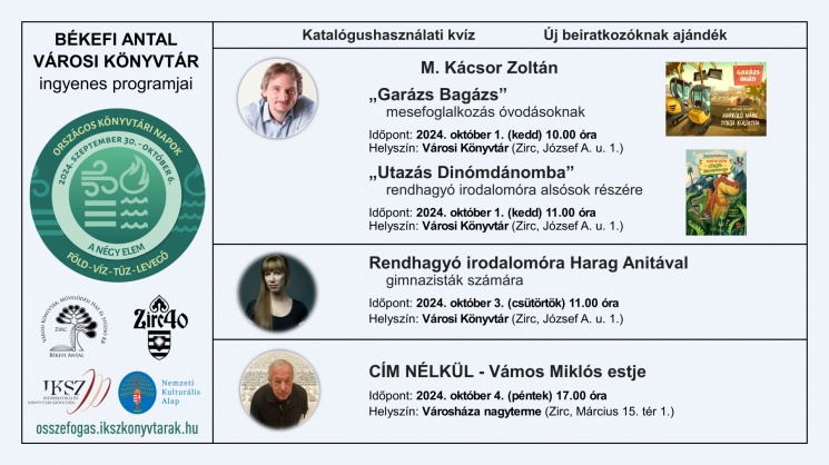 Országos Könyvtári Napok Zirc