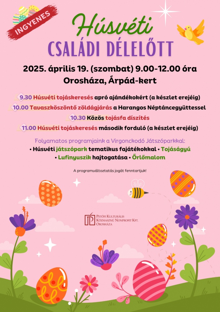 Orosháza gyerekprogramok 2025