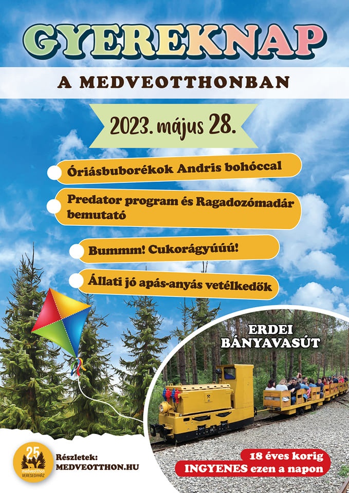 Veresegyházi Gyereknap 2023. Gyereknap a Medveotthonban