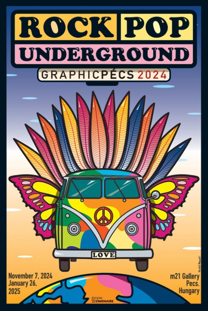GraphicPécs Nemzetközi Grafikai Fesztivál 2025. Rock, pop, undergroud