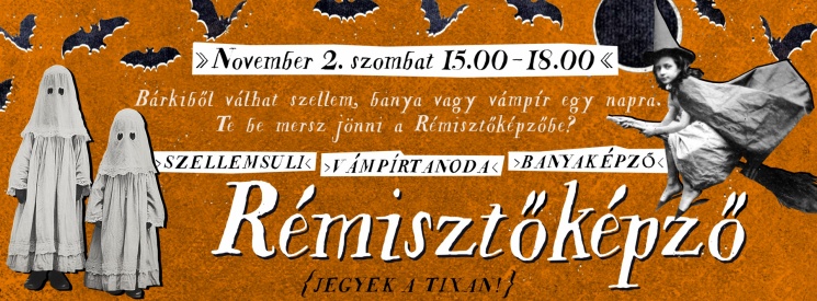 Halloween a bábszínházban 2024. Rémisztőképző a Szegedi Bábszínházban