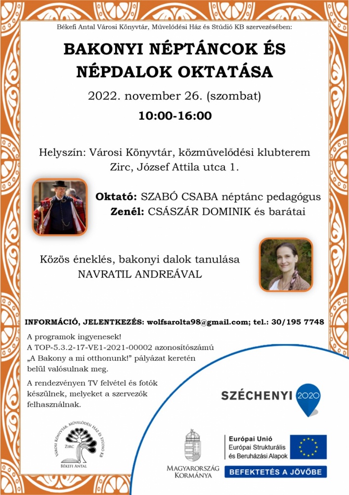 Néptánc programok Zirc