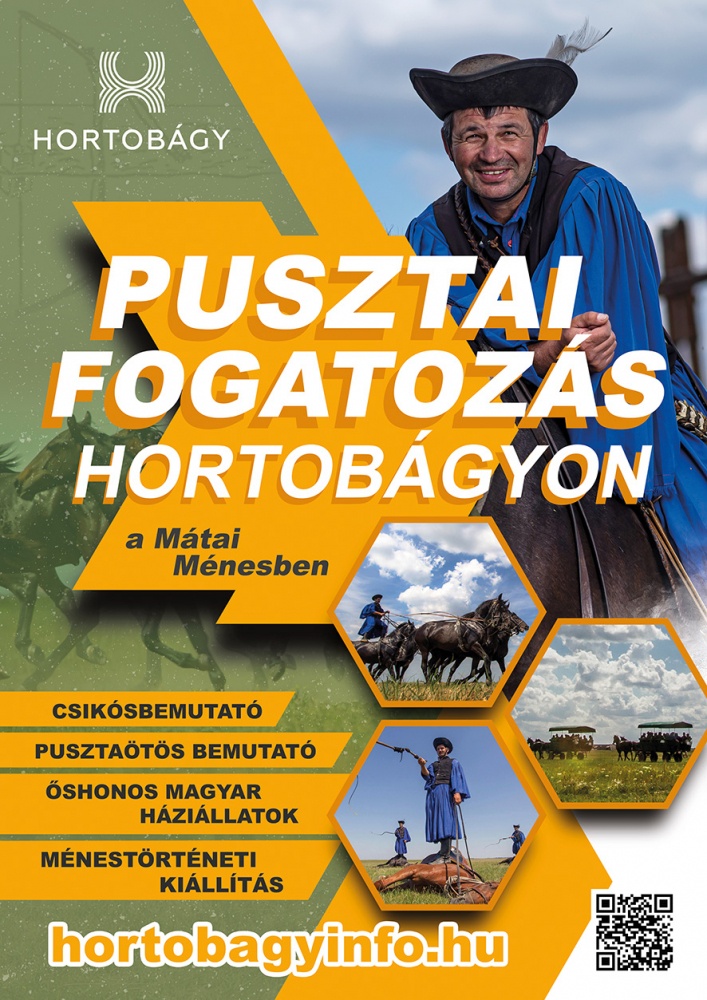 Pusztaprogram a Hortobágyon, csikósbemutató tavasztól őszig