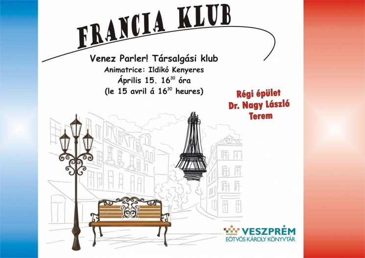 Francia társalgási klub 2025 Veszprém, Eötvös Károly Könyvtár