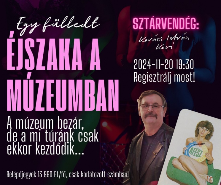 Felnőtt program Budapesten, egy fülledt, pikáns este világhírű sztárvendéggel 18+++ éveseknek
