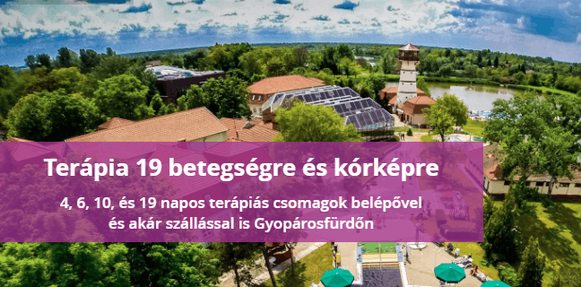 Gyopárosfürdő gyógyászat, gyógykúrák és kezelések beutalóval