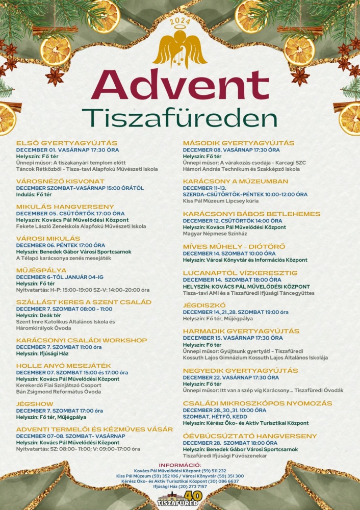 Advent Tiszafüred 2024