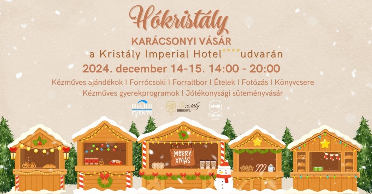 Karácsonyi vásár Tata 2024 Kristály Imperial Hotel