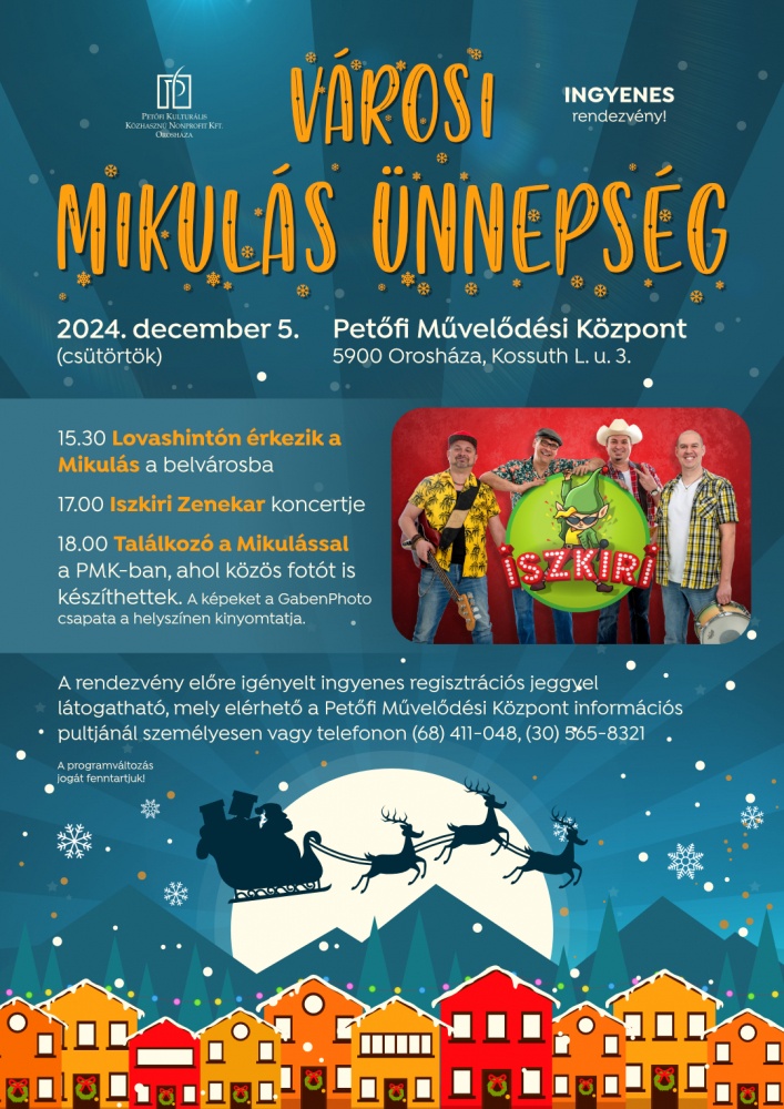Városi Mikulás Orosháza 2024