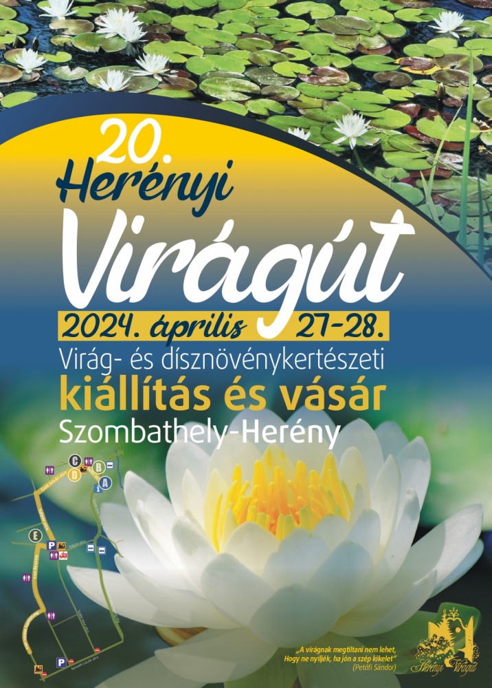 Herényi Virágút 2024 Szombathely. Virág- és dísznövénykertészeti kiállítás és vásár