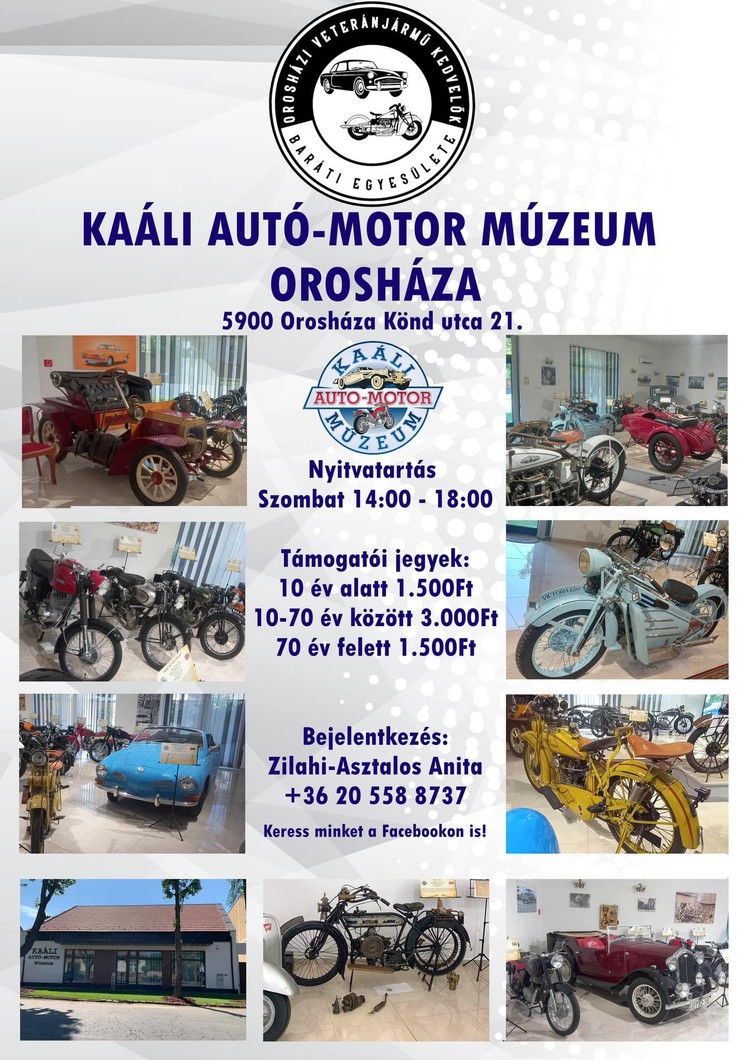 Kaáli Autó-Motor Múzeum Orosháza