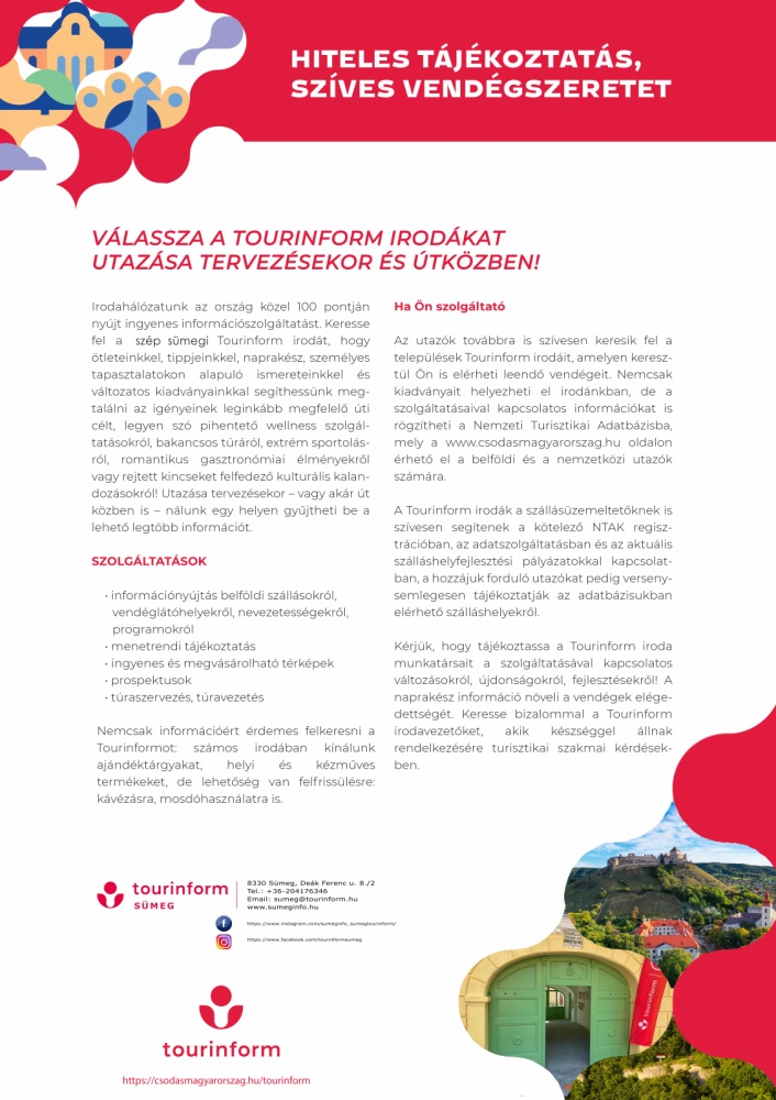 Tourinform Iroda Sümeg