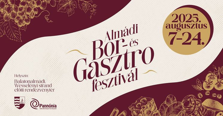 Balatonalmádi Bor-és gasztrofesztivál 2025