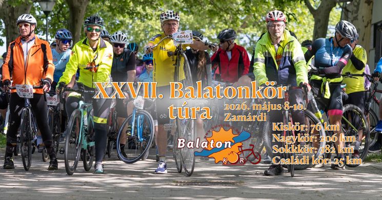 Balatonkör kerékpártúra 2026 Zamárdi
