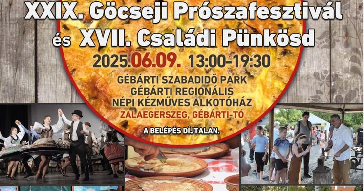 Göcseji Prószafesztivál Zalaegerszeg 2025