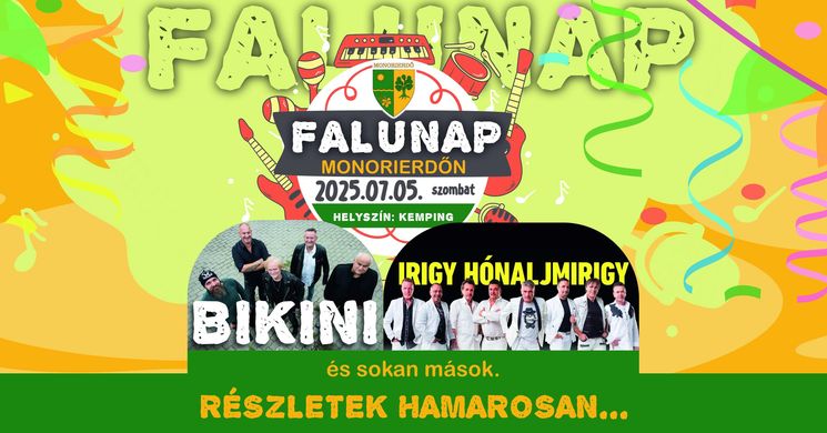 Monorierdő Falunap 2025