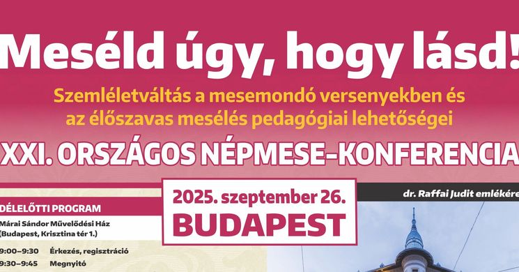 Országos Népmese Konferencia 2025 Budapest