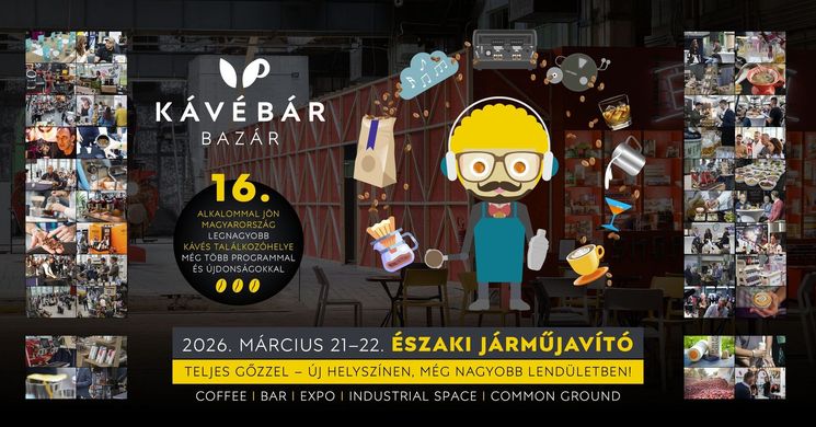 Kávé kiállítás 2026. Kávébár Bazár 