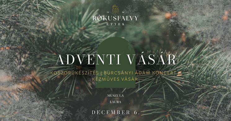 Advent Etyek 2025. Kézműves vásár és ünnepi hangulat egész nap