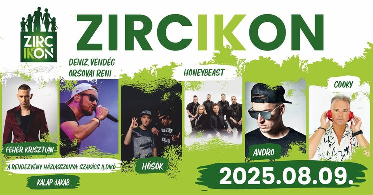 Zirci programok 2025. Fesztiválok, rendezvények, események