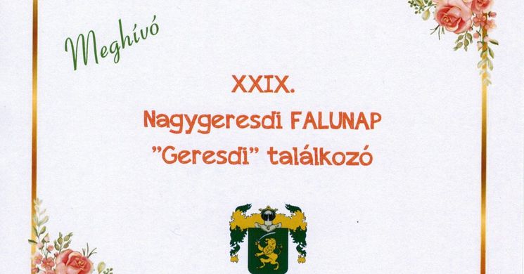 Nagygeresd Falunap 2025
