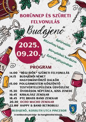 Budajenői Szüret és Borünnep 2025