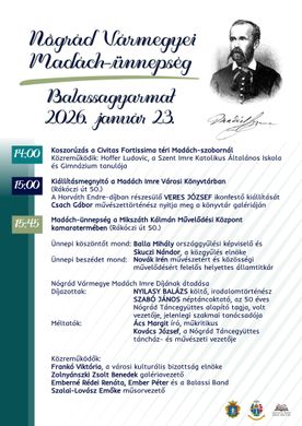 Madách-ünnep 2026 Balassagyarmat