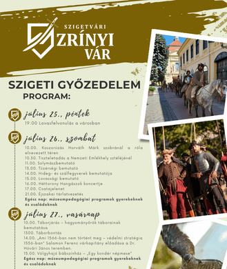Szigeti győzedelem 2025 Szigetvár