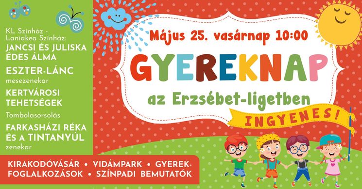 Kertvárosi Gyereknap 2025. Budapest, Erzsébet-liget
