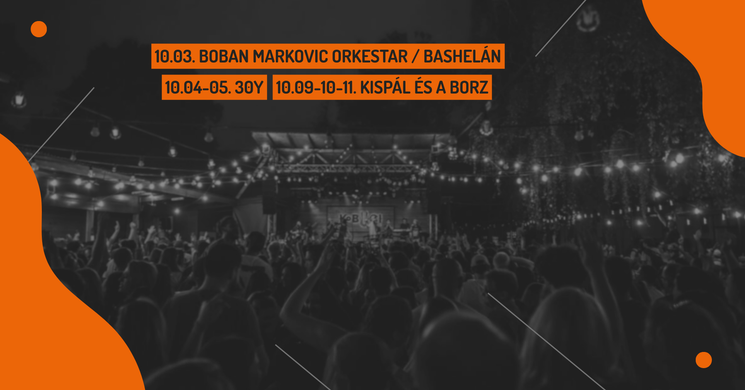 Kobuci Kert programok 2025 Budapest. Óbuda legnépszerűbb szabadtéri koncerthelyszíne