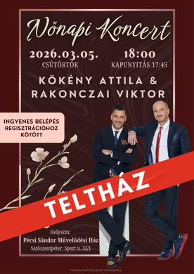 Nőnap Sajószentpéter 2026 - Nőnapi koncert