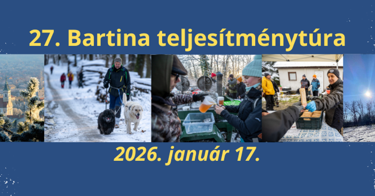 Bartina Teljesítménytúra 2026
