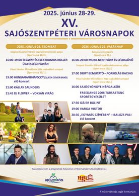 Sajószentpéteri Városnapok 2025