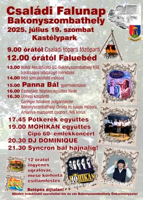 Falunap Bakonyszombathely 2025