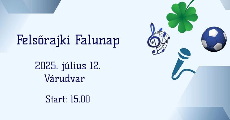 Felsőrajki Falunap 2025
