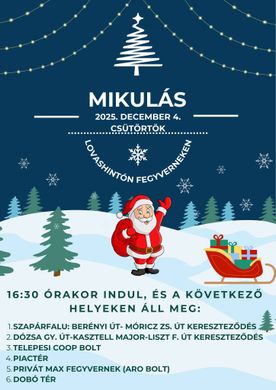 Mikulás Fegyvernek 2025