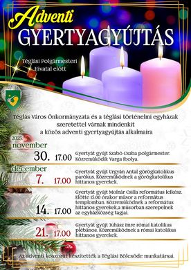 Advent Téglás 2025