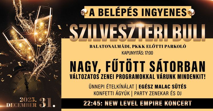 Balatonalmádi Szilveszter 2025