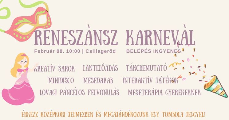 Farsang Komárom 2026 Reneszánsz Karnevál Csillagerőd