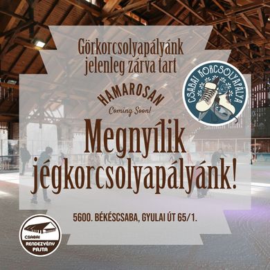 Görkorcsolyázás Békéscsabán a Rendezvénypajtában