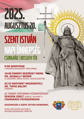 2025. augusztus 20. Csongrád. Városi ünnepség