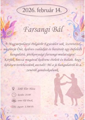 Farsangi buli Magyarpolány 2026