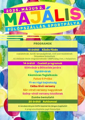 Majális Fülöpszállás 2025