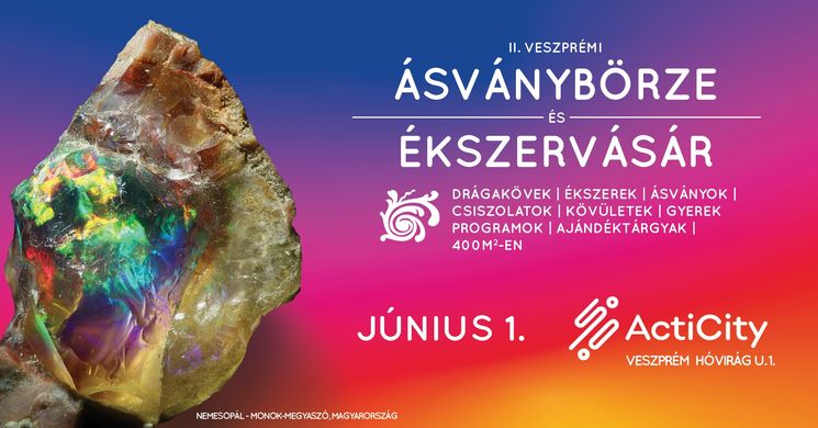 Ásványbörze és Ékszervásár 2025 Veszprém