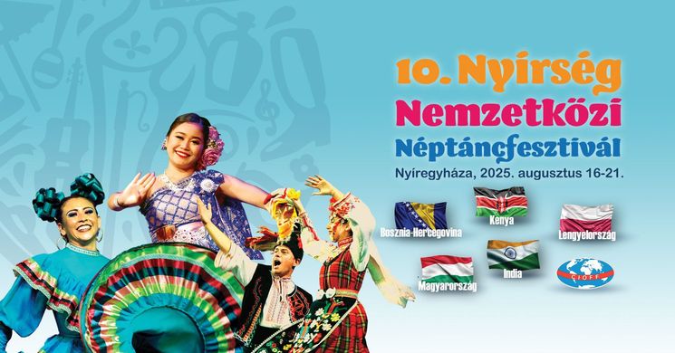 Nyírség Nemzetközi Néptáncfesztivál 2025 Nyíregyháza