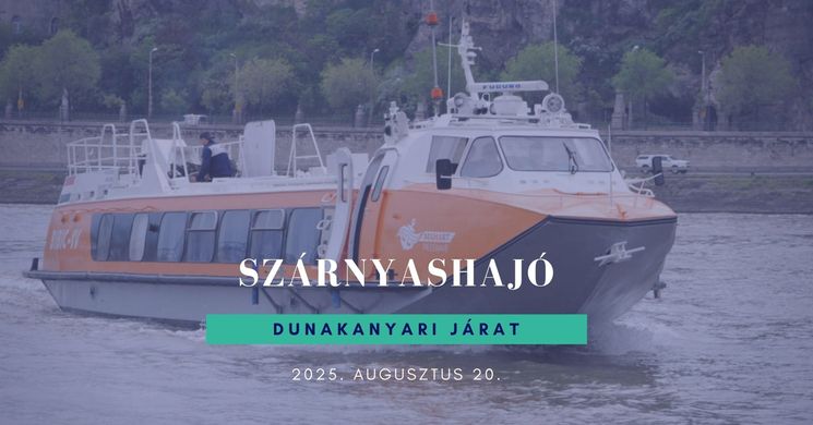 Szárnyashajó a Dunakanyarba,  kirándulás Budapestről Esztergom vagy Visegrád ünnepi programjaira