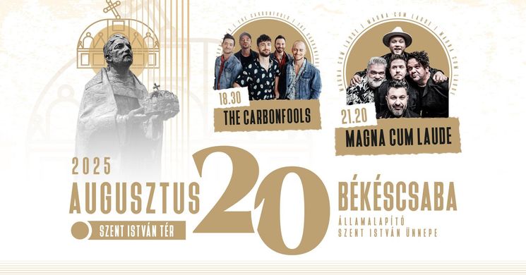2025. augusztus 20. Békéscsaba. Államalapító Szent István Ünnepe