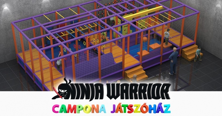 Campona Játszóház -  Ügyességi Ninjapálya!