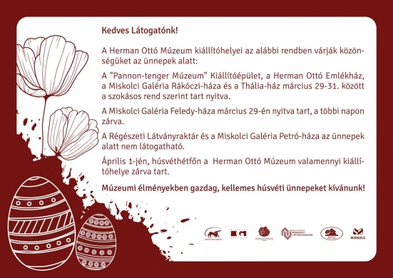 Húsvét Miskolcon, ünnepi múzeumlátogatás a Herman Ottó Múzeum kiállítóhelyein